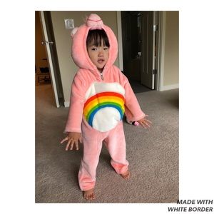 Pink care bear costume